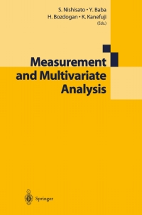 Cover image: Measurement and Multivariate Analysis 1st edition 9784431703389