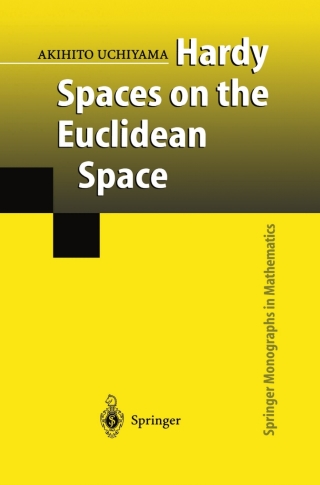 Cover image: Hardy Spaces on the Euclidean Space 9784431679998