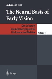 表紙画像: The Neural Basis of Early Vision 1st edition 9784431004592