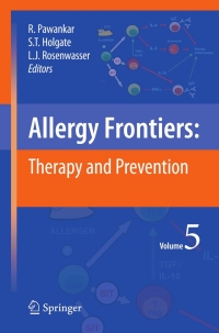 Cover image: Allergy Frontiers:Therapy and Prevention 1st edition 9784431993612