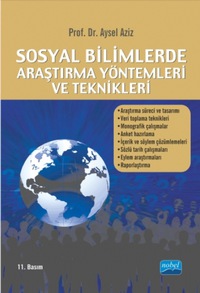 Cover image: SOSYAL BİLİMLERDE ARAŞTIRMA YÖNTEMLERİ VE TEKNİKLERİ 11th edition 9786051331553