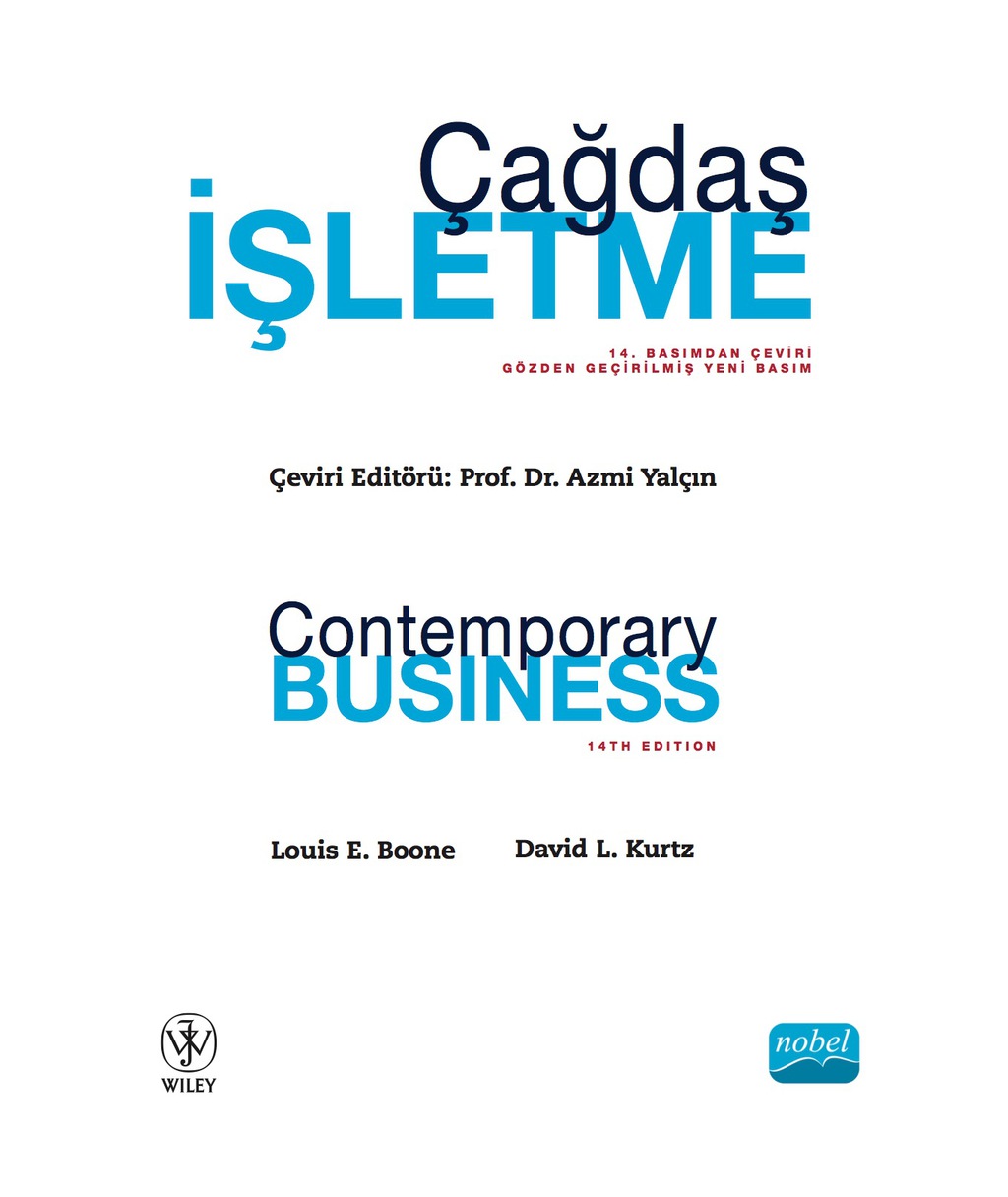 ÇAĞDAŞ İŞLETME 14th Edition