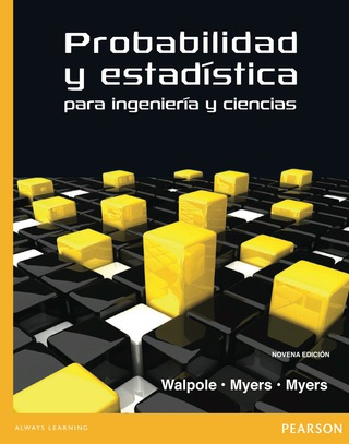Cover image: Probabilidad Y Estadistica Para Ingenieria Y Ciencias 9th edition 9786073214179