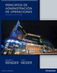 Imagen de portada: PRINCIPIOS DE ADMINISTRACION DE OPERACIONES 9th edition 9786073223362