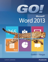 Imagen de portada: GO! MICROSOFT WORD 2013 1st edition 9786073229104