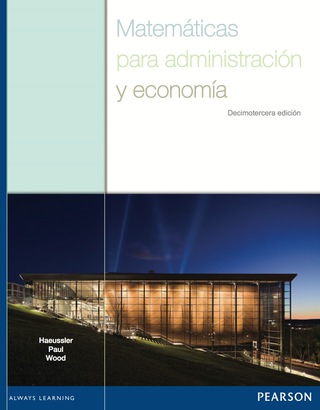 Imagen de portada: Matematicas Para Administracion Y Economia 13th edition 9786073229166