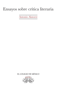 Cover image: Ensayos sobre crítica literaria: (edición corregida y aumentada) 1st edition 9786074623901