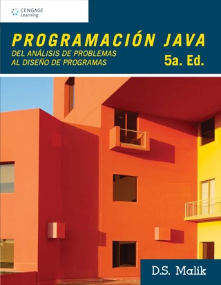 Cover image: Programación JAVA: del Análisis de Problemas al Diseño de Programas 5th edition