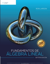 Imagen de portada: Fundamentos de álgebra lineal 7th edition 9786075198033