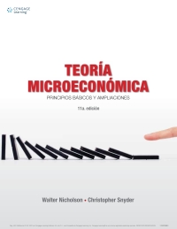Imagen de portada: Teoría microeconómica. Principios básicos y ampliaciones 11th edition 9786075220284