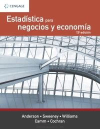 Cover image: Estadística para negocios y economía 13th edition 9786075268019
