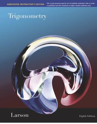 Cover image: Trigonometry; ANNOTATED INSTRUCTOR’S EDITION 8th edition 9780538736275