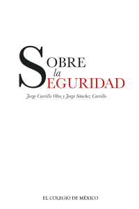 Titelbild: Sobre la seguridad 1st edition 9786075642963
