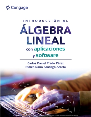Cover image: Introducción al álgebra lineal con aplicaciones y software 1st edition Not an ISBN