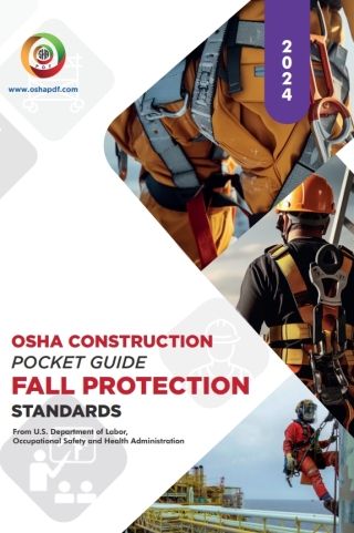 Cover image: OSHA Fall Protection Pocket Guide 2024 1st edition 9788889210276