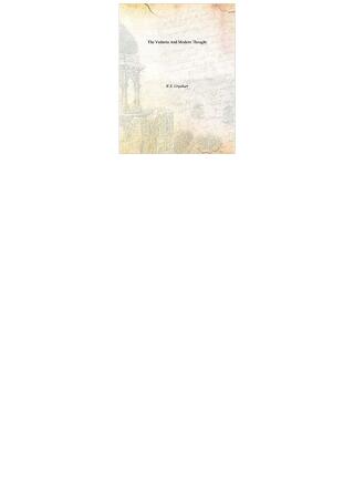 Titelbild: The Vedanta And Modern Thought