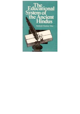 Imagen de portada: The Educational System Of The Ancient Hindus 9788121250863