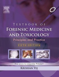 Imagen de portada: Textbook of Forensic Medicine & Toxicology: Principles & Practice 5th edition 9788131226841