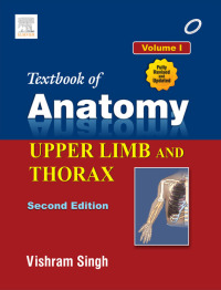 Imagen de portada: Textbook of Anatomy Upper Limb and Thorax; Volume I 2nd edition 9788131237298