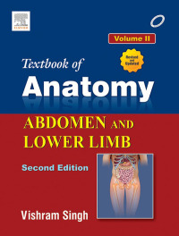 Cover image: Textbook of Anatomy Abdomen and Lower Limb; Volume II 2nd edition 9788131237281