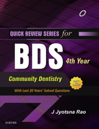صورة الغلاف: QRS for BDS 4th Year-Community Dentistry 9788131242902