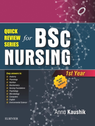 Immagine di copertina: Quick Review Series For B.Sc. Nursing 1st edition 9788131249093