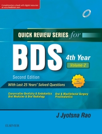 Cover image: QRS for BDS IV Year, Vol 2 2nd edition 9788131248805