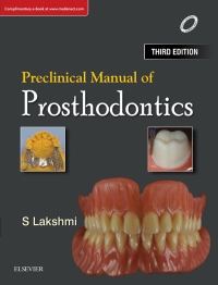 Cover image: Preclinical Manual of Prosthodontics 3rd edition 9788131253410