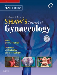 Cover image: Howkins & Bourne, Shaw's Textbook of Gynecology 17th edition 9788131254110