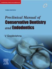 Imagen de portada: Preclinical Manual of Conservative Dentistry and Endodontics 3rd edition 9788131256534