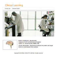 Omslagafbeelding: Practicals in Biochemistry - Analysis of CSF for Biochemical Analytes