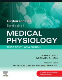 صورة الغلاف: Guyton & Hall Textbook of Medical Physiology 3rd edition 9788131257739