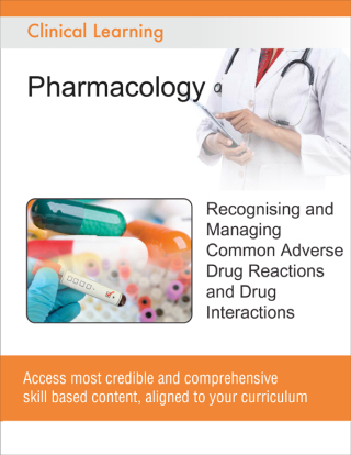Cover image: Recognising and Managing Common Adverse Drug Reactions and Drug Interactions 9788131260128