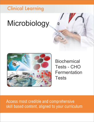 Cover image: Biochemical Tests - CHO Fermentation Tests 9788131260210