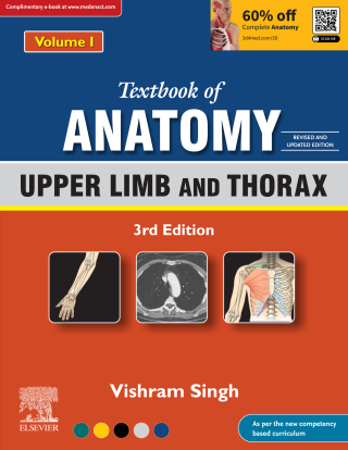 Cover image: Textbook of Anatomy: Upper Limb and Thorax, Vol 1, Updated Edition 3rd edition 9788131262450
