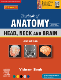 Imagen de portada: Textbook of Anatomy: Head, Neck and Brain, Vol 3, Updated Edition 3rd edition 9788131262498