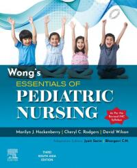Cover image: Wong's Essentials of Pediatric Nursing: South Asian Edition 3rd edition 9788131264454