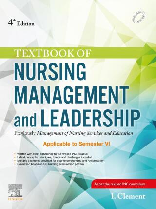 Cover image: Textbook of Nursing Management and Leadership 4th edition 9788131267615