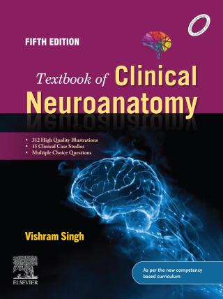Cover image: Textbook of Clinical Neuroanatomy 5th edition 9788131268599