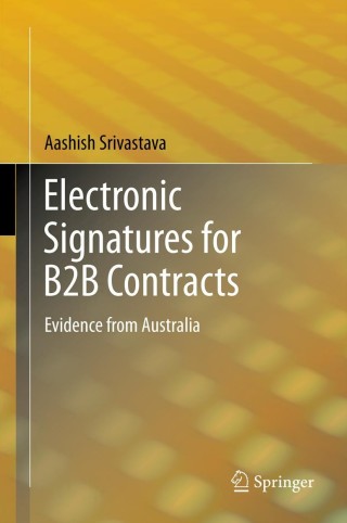 Cover image: Electronic Signatures for B2B Contracts 9788132207429