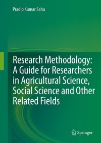 صورة الغلاف: Research Methodology: A  Guide for Researchers In Agricultural Science, Social Science and Other Related Fields 9788132210191