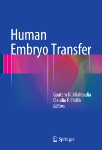 Imagen de portada: Human Embryo Transfer 9788132211143