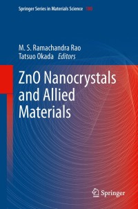 Imagen de portada: ZnO Nanocrystals and Allied Materials 9788132211594