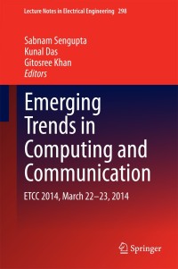 Cover image: Emerging Trends in Computing and Communication 9788132218166