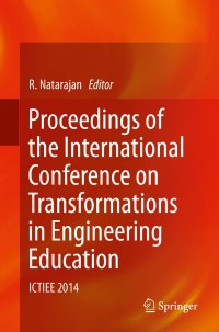 Imagen de portada: Proceedings of the International Conference on Transformations in Engineering Education 9788132219309