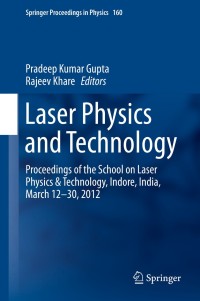 Titelbild: Laser Physics and Technology 9788132219996