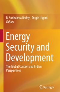 Titelbild: Energy Security and Development 9788132220640