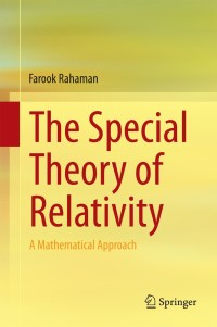 Cover image: The Special Theory of Relativity 9788132220794