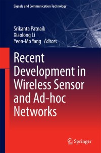 Imagen de portada: Recent Development in Wireless Sensor and Ad-hoc Networks 9788132221289