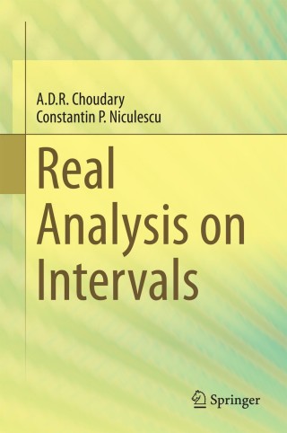 Cover image: Real Analysis on Intervals 9788132221470